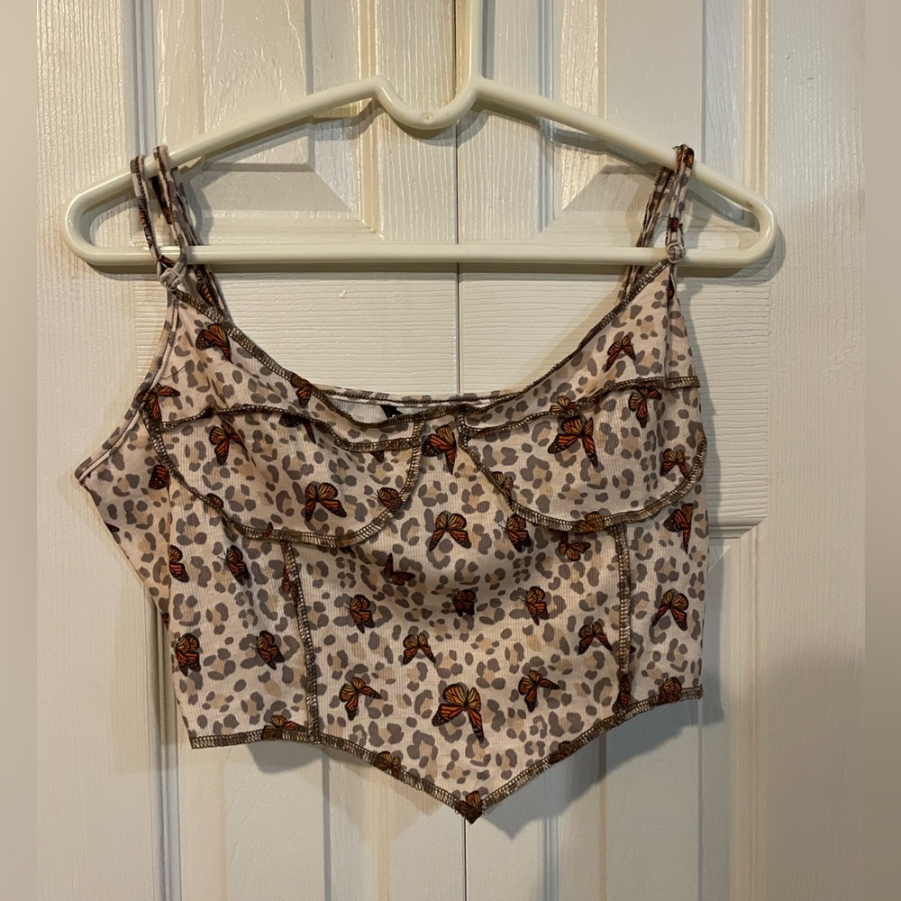 Butterfly “Bustier Inspired” Tank Top